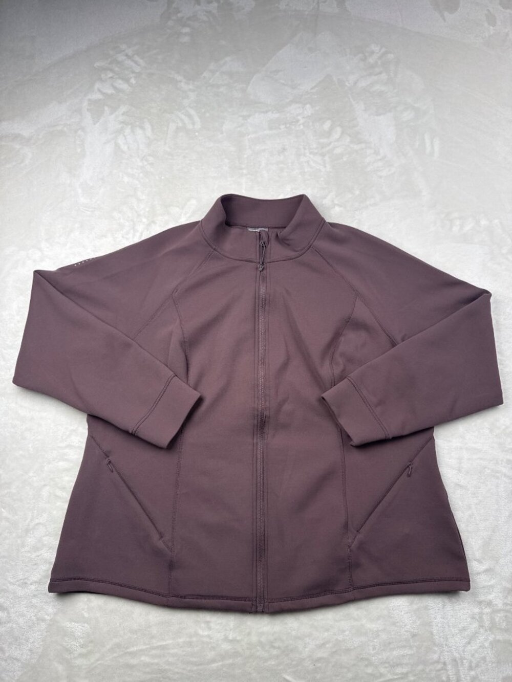32 Degrees Heat Womens XXL Full-Zip Jacket In Plum Color